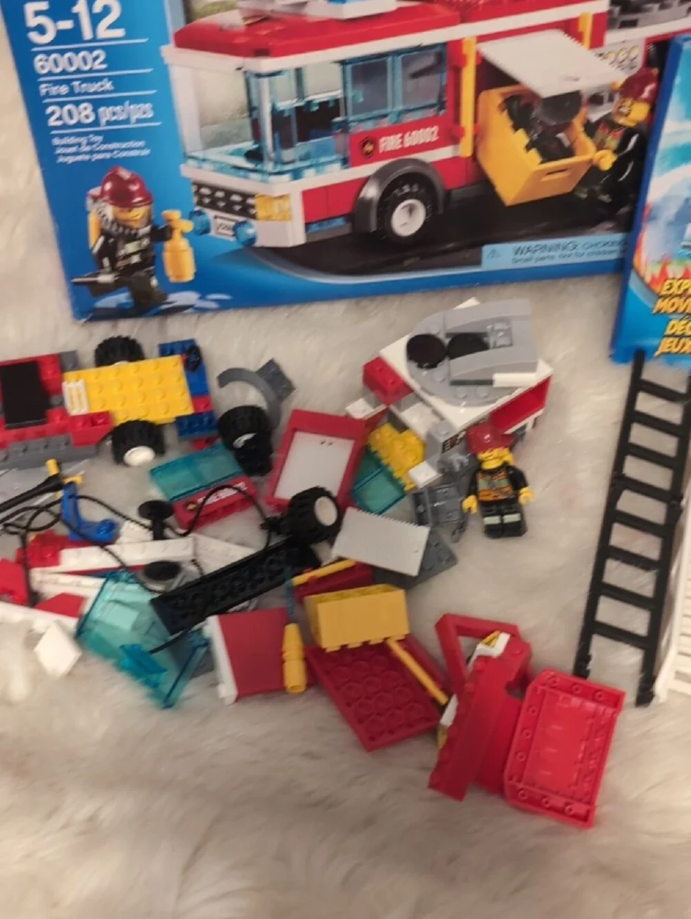 LEGO City Fire Truck Set (Red) - Brand: LEGO